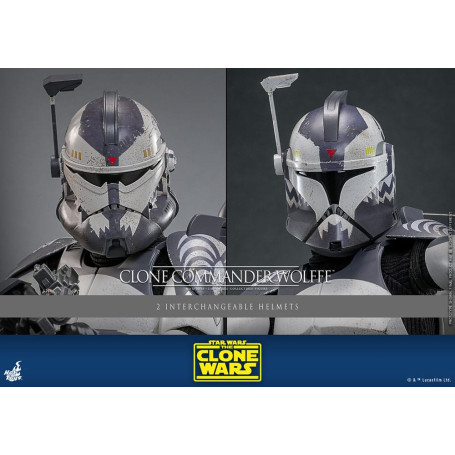 Hot Toys Star Wars - Comandante clone Wolffe - The Clone Wars 1/6