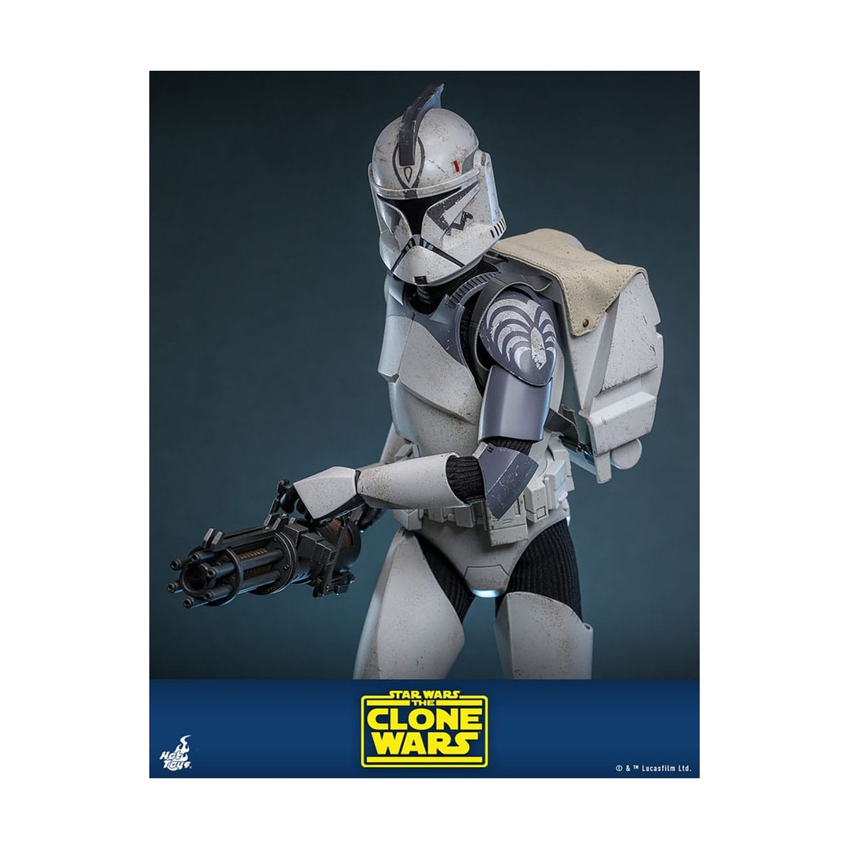 Hot Toys Star Wars - 104° Battaglione Wolfpack Clone Trooper Versione Deluxe - The Clone Wars 1/6