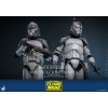 Hot Toys Star Wars - 104° Battaglione Wolfpack Clone Trooper Versione Deluxe - The Clone Wars 1/6