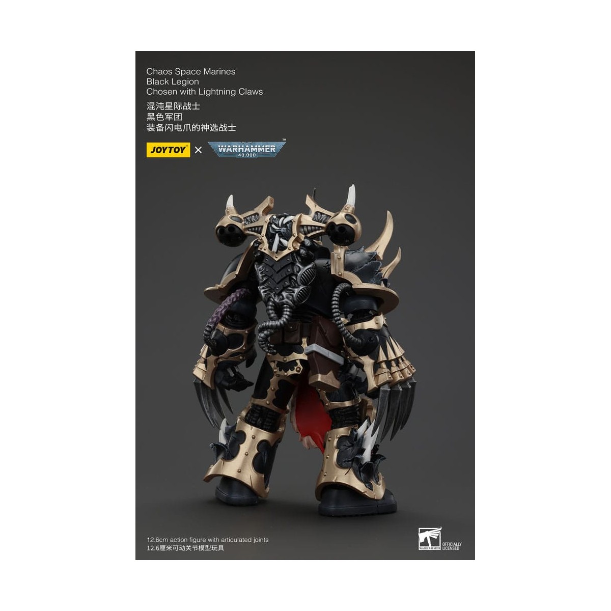 JoyToy Space Marines - Legione Nera - Scelti con artigli fulminanti 1/18 - Warhammer 40K