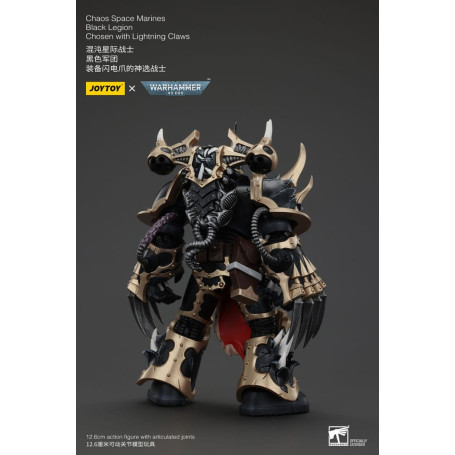 JoyToy Space Marines - Legione Nera - Scelti con artigli fulminanti 1/18 - Warhammer 40K