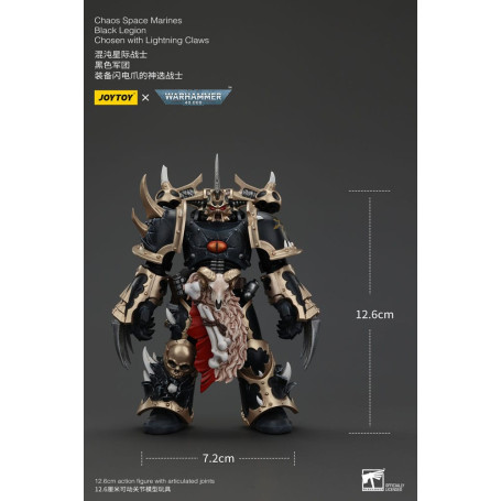 JoyToy Space Marines - Legione Nera - Scelti con artigli fulminanti 1/18 - Warhammer 40K