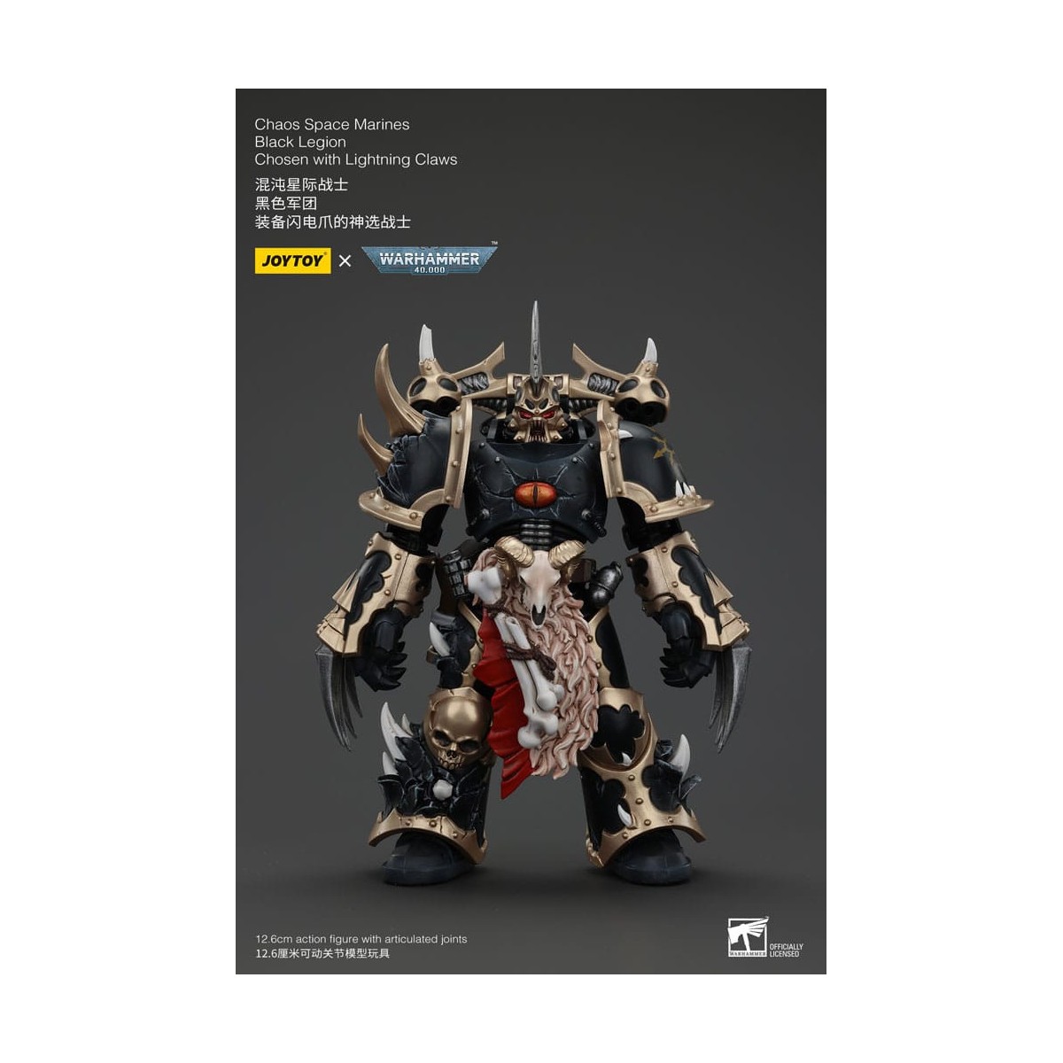 JoyToy Space Marines - Legione Nera - Scelti con artigli fulminanti 1/18 - Warhammer 40K