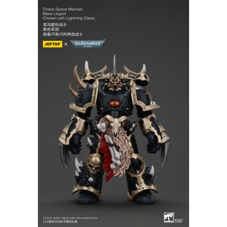 JoyToy Space Marines - Legione Nera - Scelti con artigli fulminanti 1/18 - Warhammer 40K