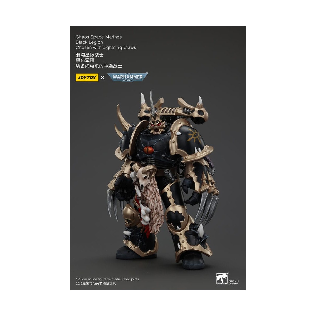 JoyToy Space Marines - Legione Nera - Scelti con artigli fulminanti 1/18 - Warhammer 40K
