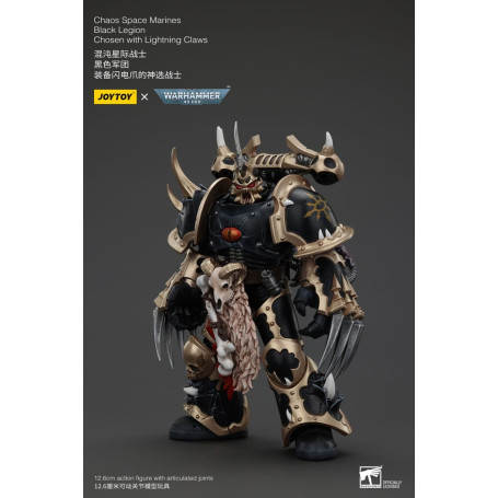 JoyToy Space Marines - Legione Nera - Scelti con artigli fulminanti 1/18 - Warhammer 40K