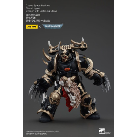 JoyToy Space Marines - Legione Nera - Scelti con artigli fulminanti 1/18 - Warhammer 40K