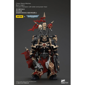 JoyToy Space Marines - Legione Nera - Campione scelto con bolter e maul 1/18 - Warhammer 40K
