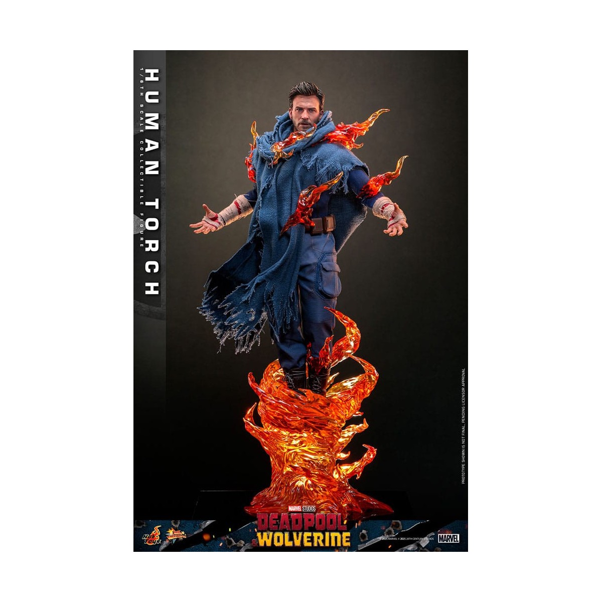 Hot Toys Marvel Deadpool e Wolverine - Torcia Umana MMS 1/6