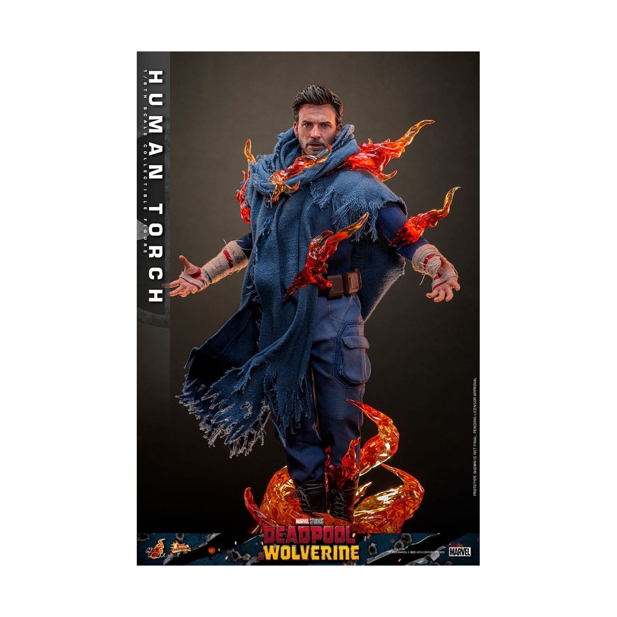 Hot Toys Marvel Deadpool e Wolverine - Torcia Umana MMS 1/6