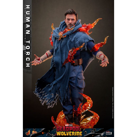 Hot Toys Marvel Deadpool e Wolverine - Torcia Umana MMS 1/6