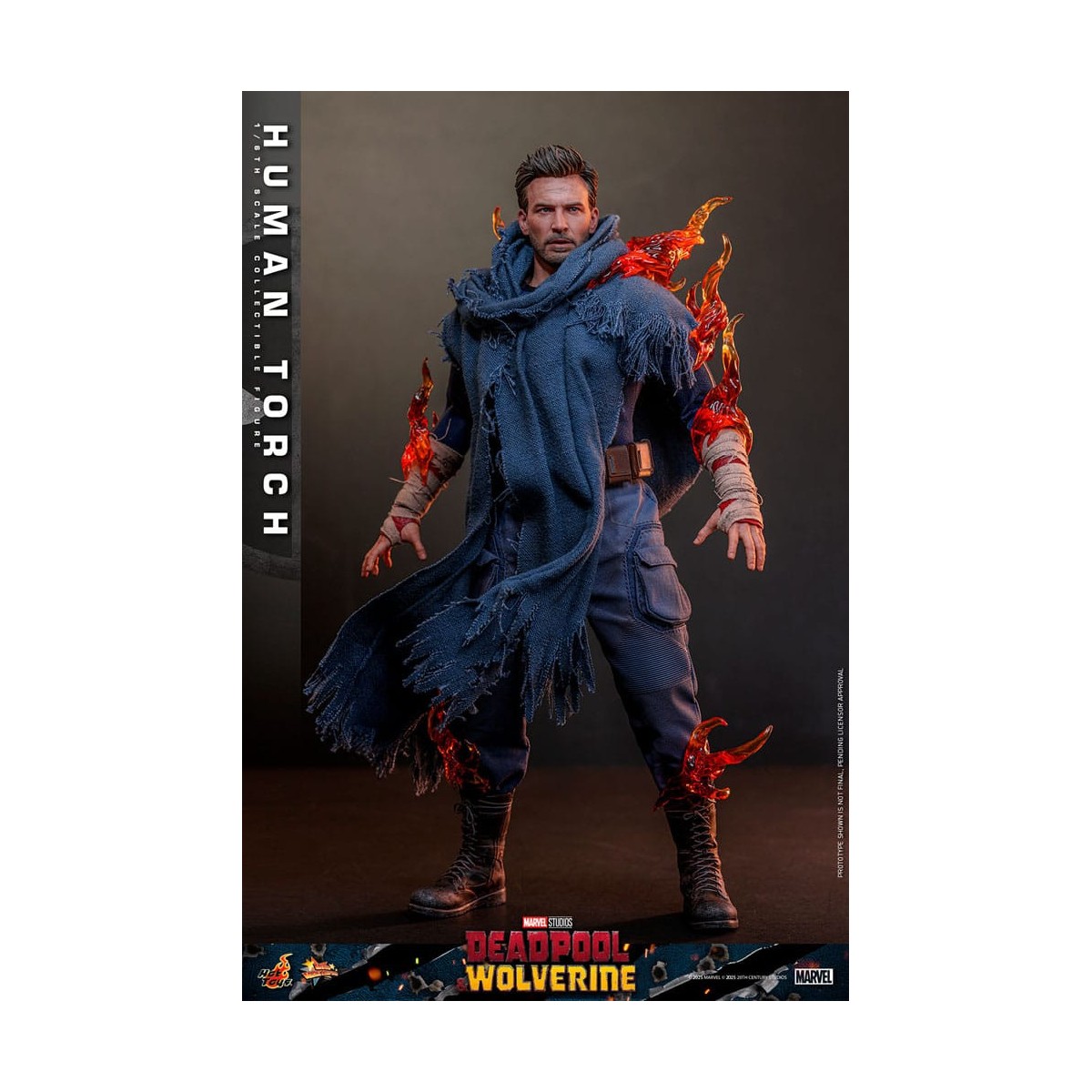 Hot Toys Marvel Deadpool e Wolverine - Torcia Umana MMS 1/6