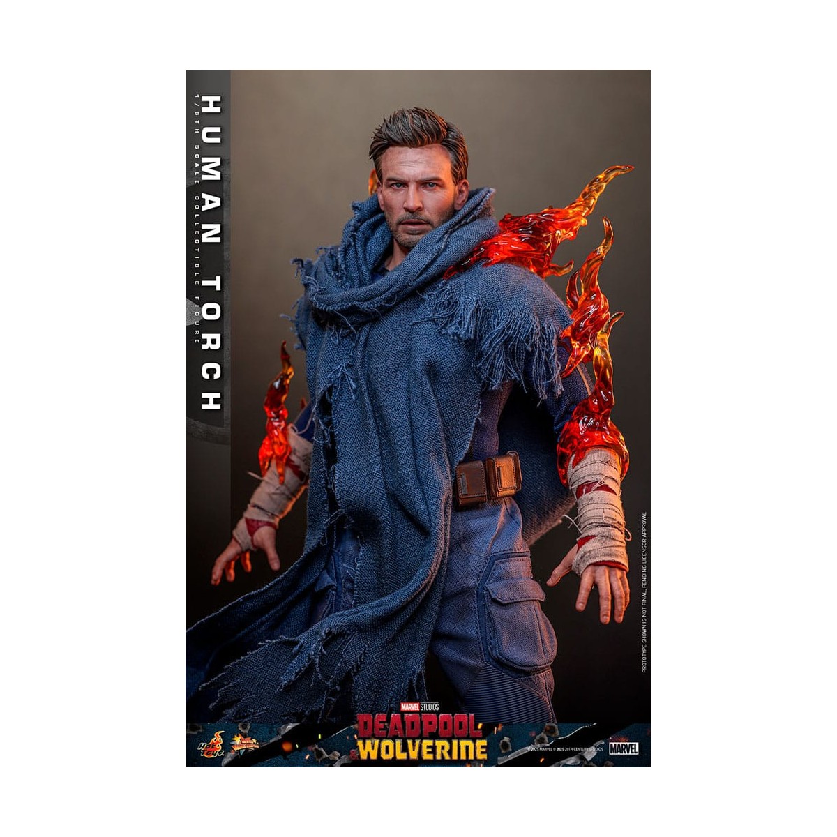 Hot Toys Marvel Deadpool e Wolverine - Torcia Umana MMS 1/6