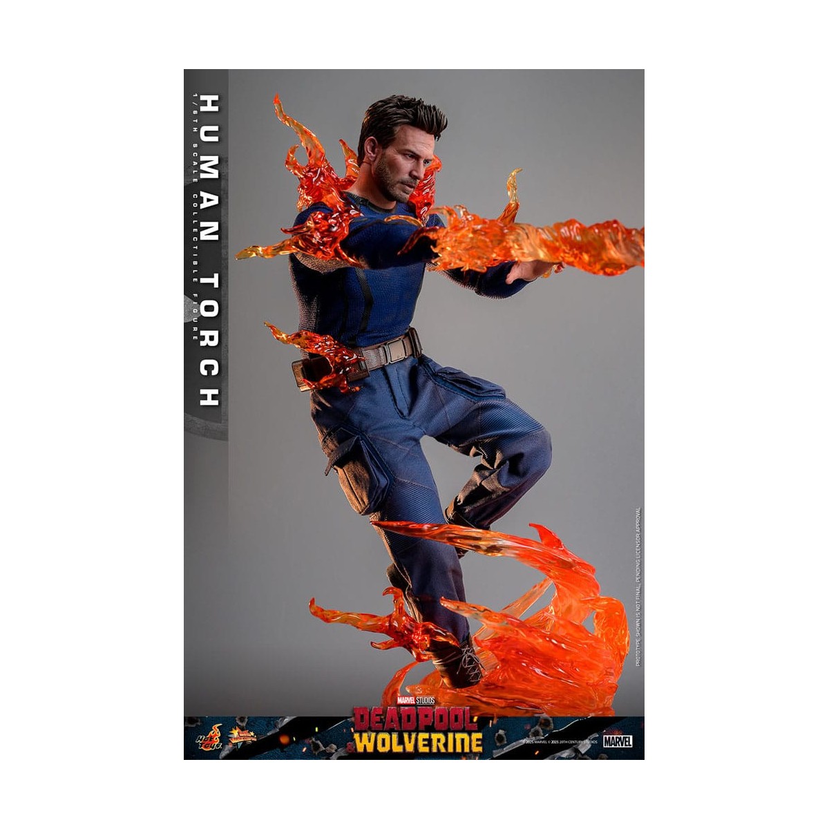 Hot Toys Marvel Deadpool e Wolverine - Torcia Umana MMS 1/6