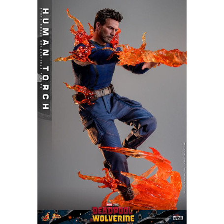 Hot Toys Marvel Deadpool e Wolverine - Torcia Umana MMS 1/6
