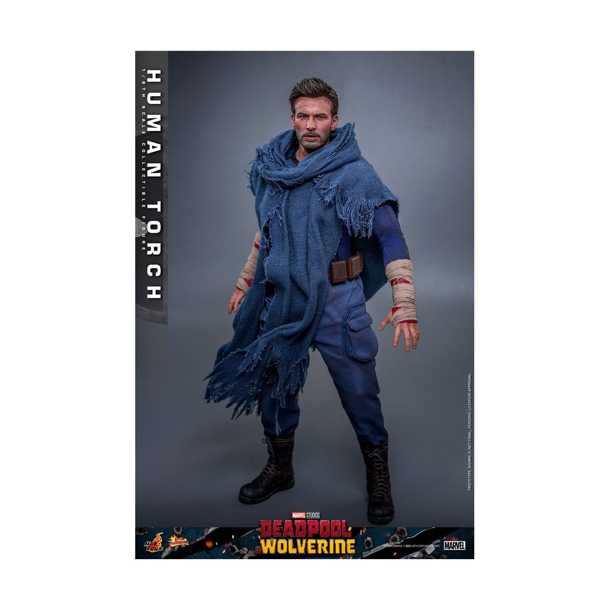 Hot Toys Marvel Deadpool e Wolverine - Torcia Umana MMS 1/6