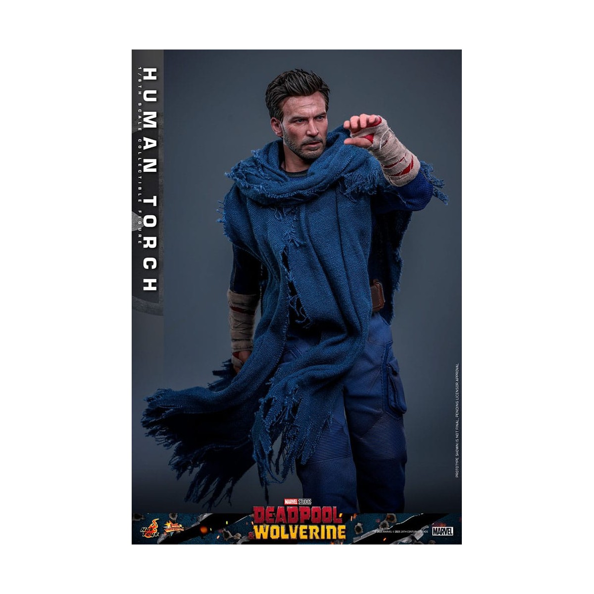 Hot Toys Marvel Deadpool e Wolverine - Torcia Umana MMS 1/6