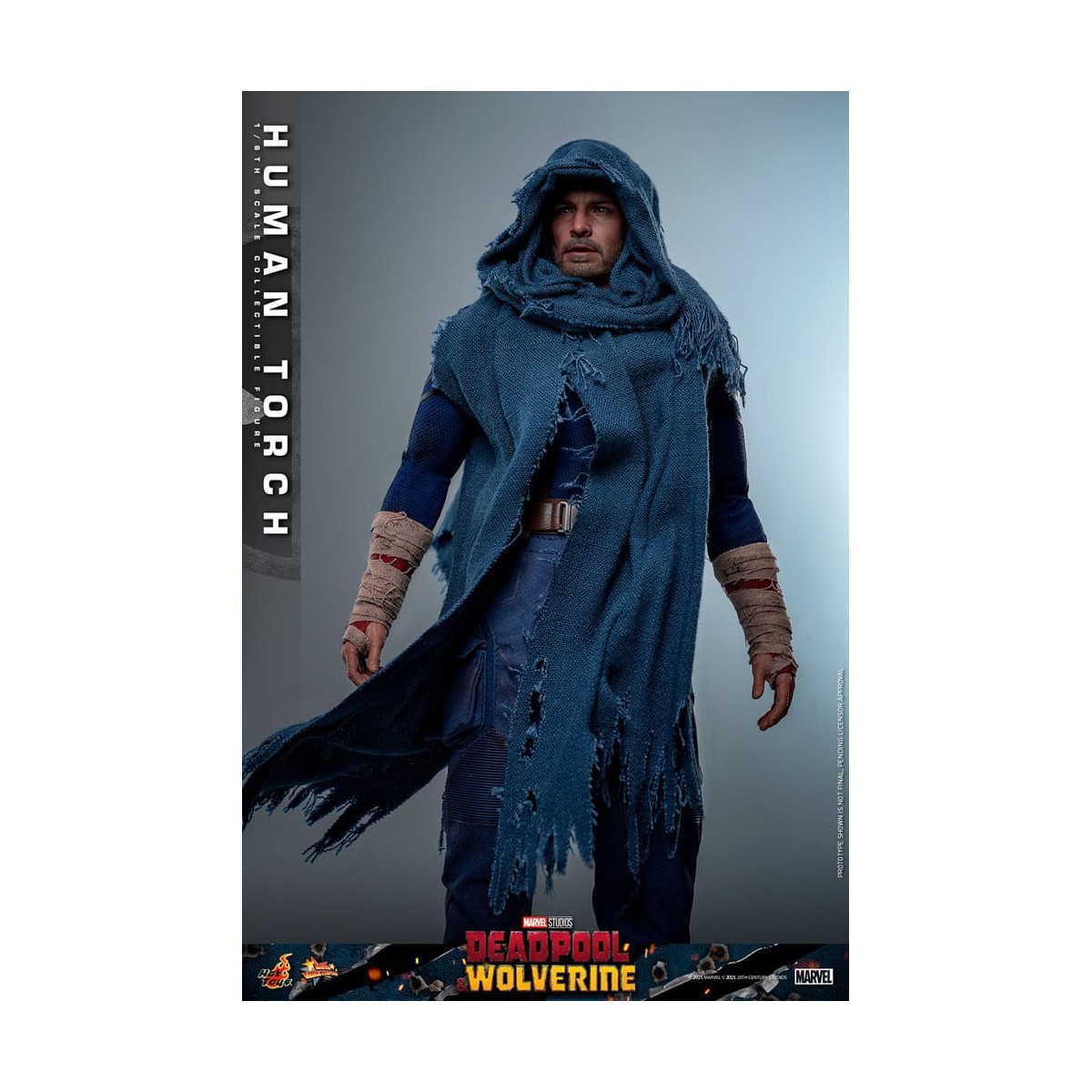 Hot Toys Marvel Deadpool e Wolverine - Torcia Umana MMS 1/6
