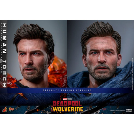 Hot Toys Marvel Deadpool e Wolverine - Torcia Umana MMS 1/6