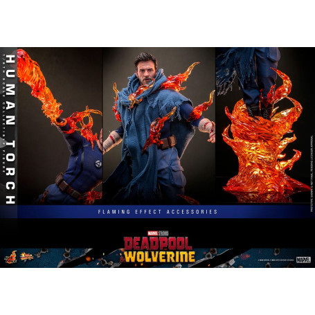Hot Toys Marvel Deadpool e Wolverine - Torcia Umana MMS 1/6