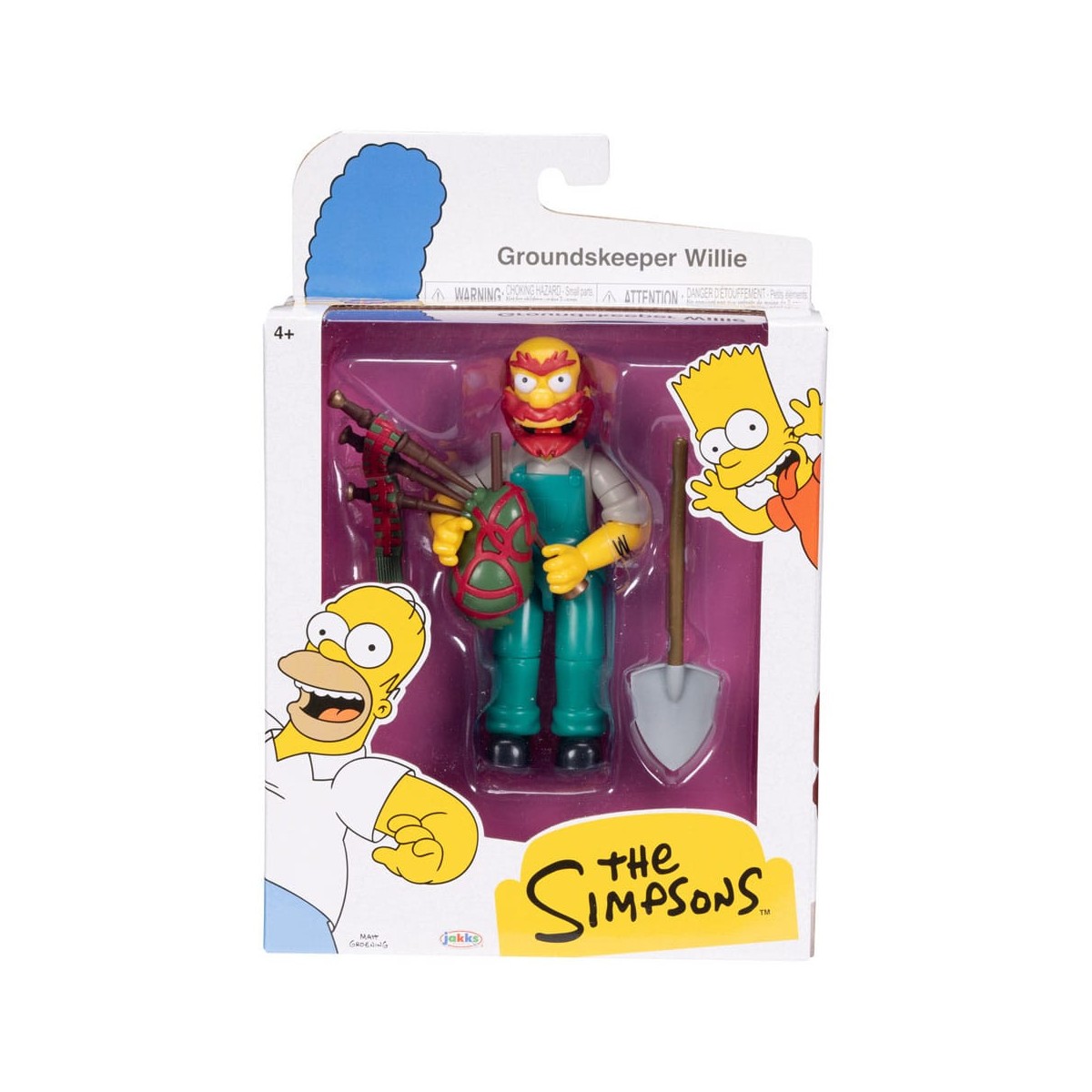 Jakks Pacific - I Simpson - Wave 1 Homer, Bart, Willie, Otto.