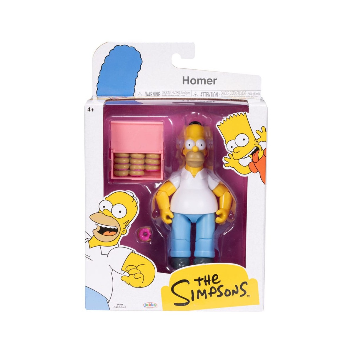 Jakks Pacific - I Simpson - Wave 1 Homer, Bart, Willie, Otto.
