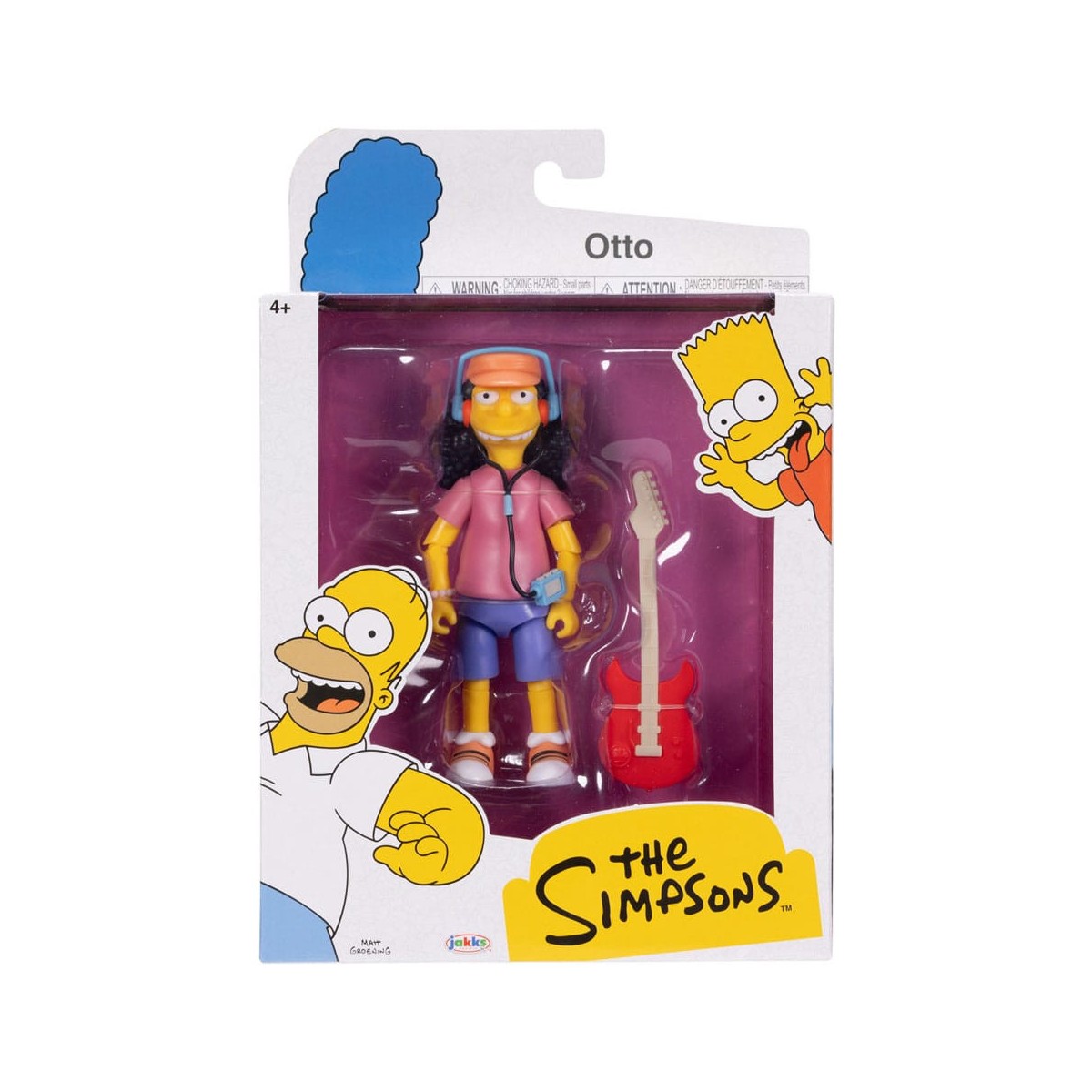 Jakks Pacific - I Simpson - Wave 1 Homer, Bart, Willie, Otto.