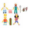 Jakks Pacific - I Simpson - Wave 1 Homer, Bart, Willie, Otto.