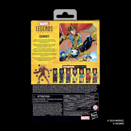 Hasbro Marvel Serie Leggende X-Men - Gambit AoA - Onda Nemesis