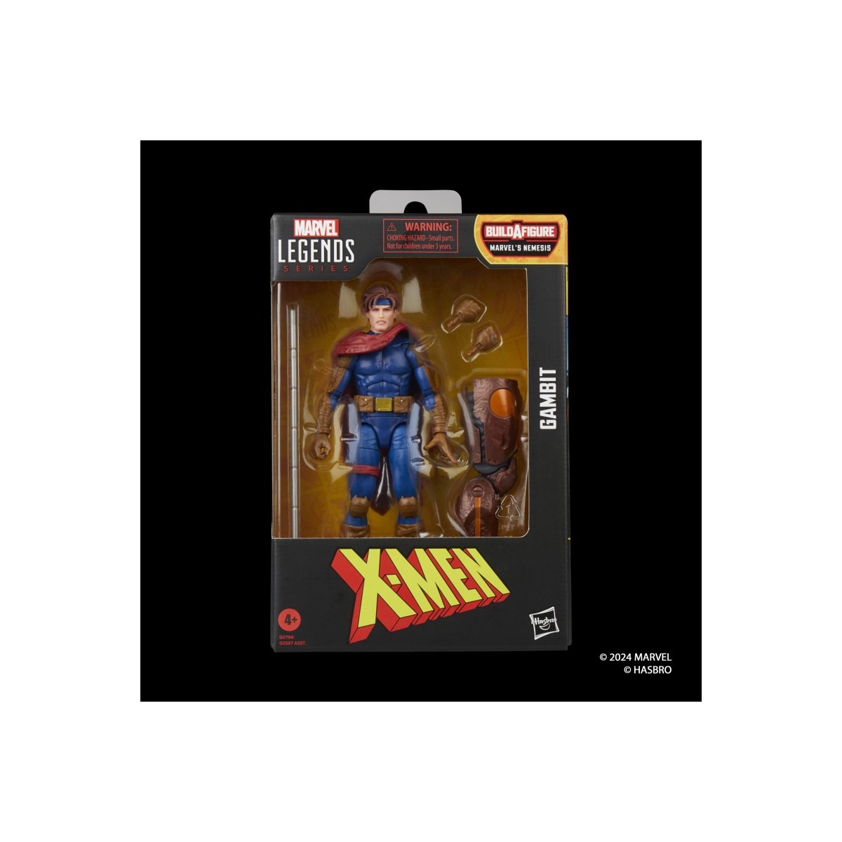 Hasbro Marvel Serie Leggende X-Men - Gambit AoA - Onda Nemesis