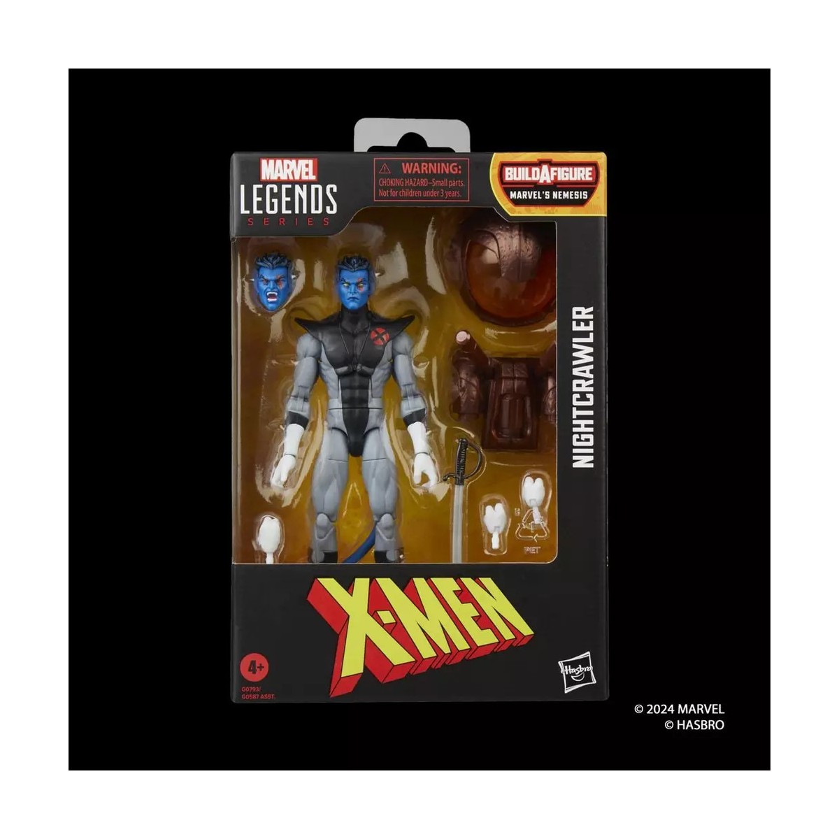 Hasbro Marvel Serie Leggende X-Men - Nightcrawler X-Force - Onda Nemesis