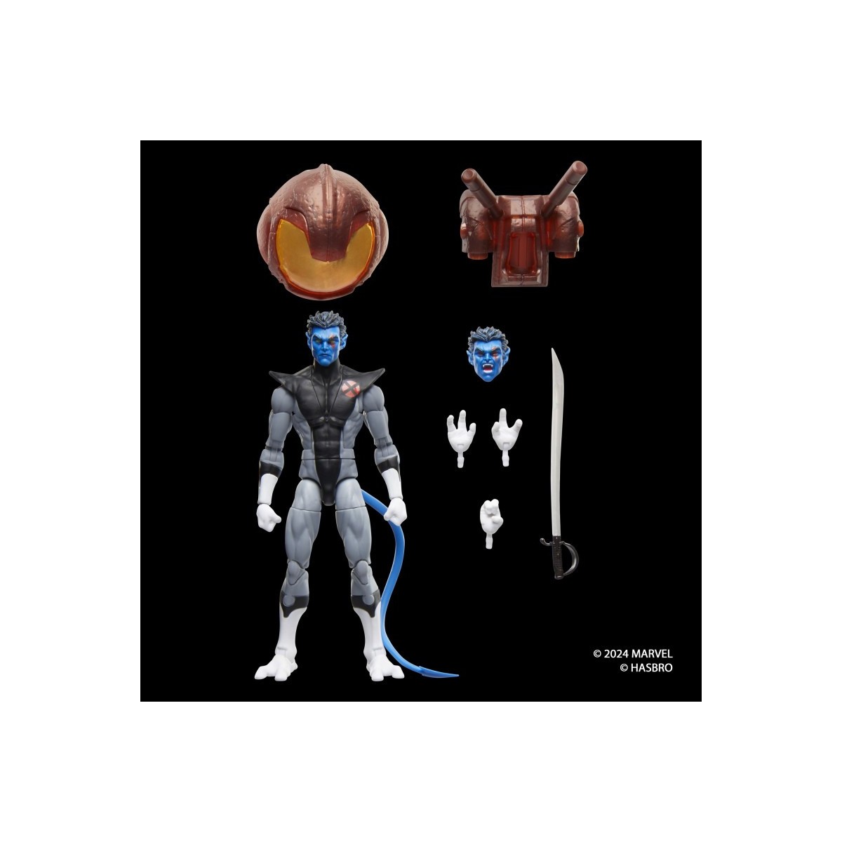 Hasbro Marvel Serie Leggende X-Men - Nightcrawler X-Force - Onda Nemesis