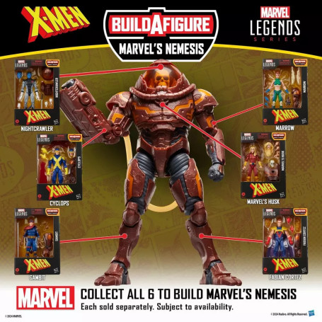 Hasbro Marvel Serie Leggende X-Men - Midollo - Onda Nemesis