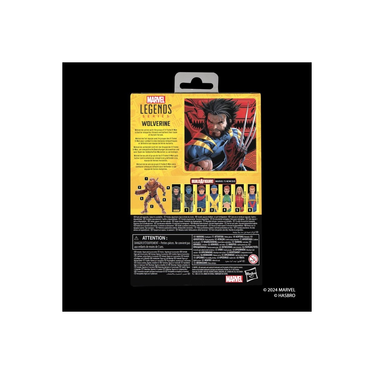 Hasbro Marvel Serie Leggende X-Men - Wolverine X-Treme X-Men - Onda Nemesis
