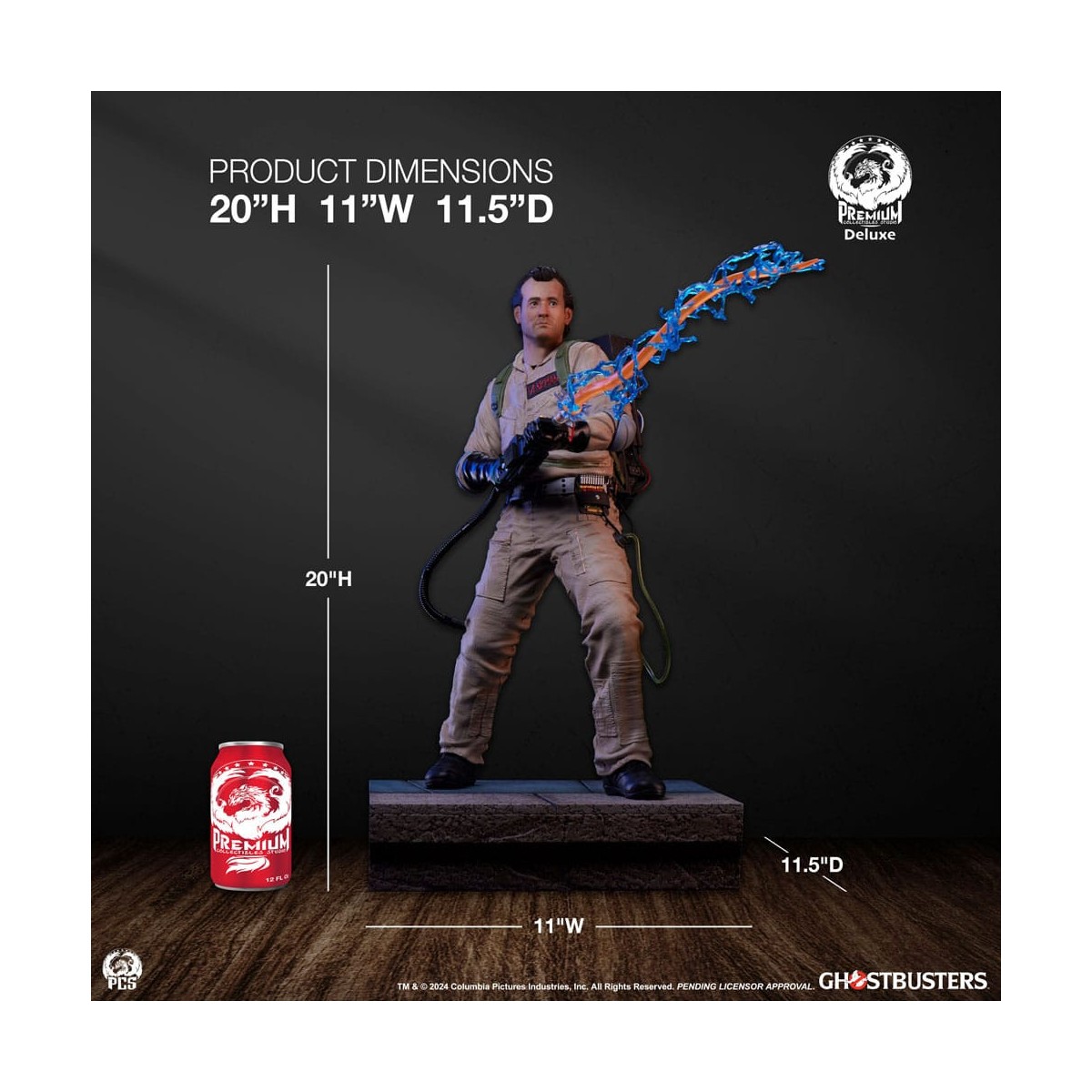 Premium Collectibles Studio PCS - Peter Venkman Versione Deluxe 1/4 - Acchiappafantasmi - Acchiappafantasmi