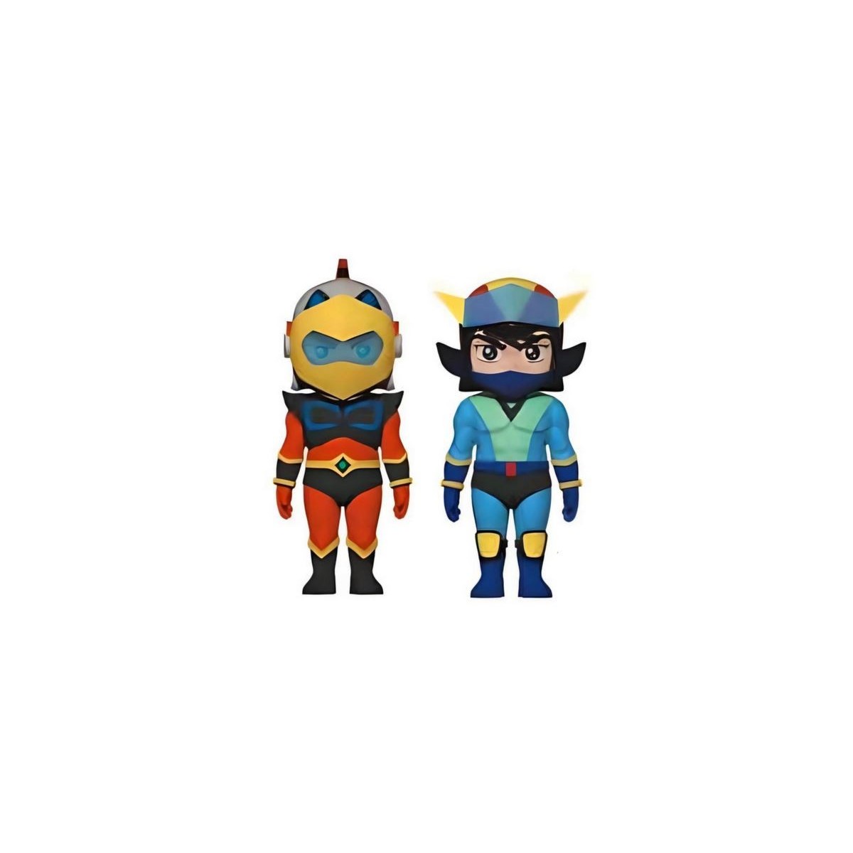 Plastoy - GOLDORAK - Piattino e Goldorak - Set di Spazer e Grendizer in piedi