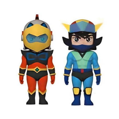 Plastoy - GOLDORAK - Piattino e Goldorak - Set di Spazer e Grendizer in piedi