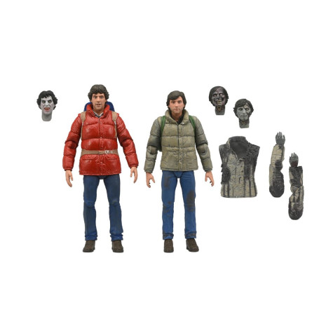NECA - Jack e David - Il lupo mannaro di Londra - Un lupo mannaro americano a Londra