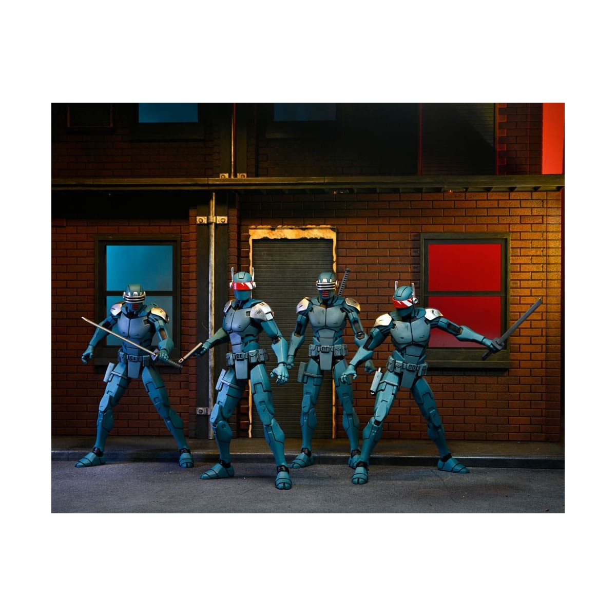 NECA - IDW Comics - Ultimate SYNJA PATROL BOT - L'ultimo Ronin - TMNT - Teenage Mutant Ninja Turtles