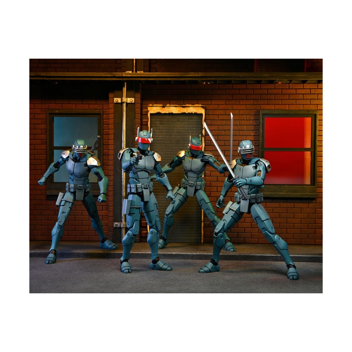 NECA - IDW Comics - Ultimate SYNJA PATROL BOT - L'ultimo Ronin - TMNT - Teenage Mutant Ninja Turtles
