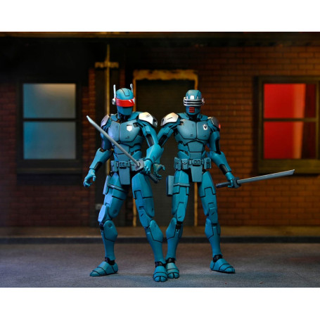 NECA - IDW Comics - Ultimate SYNJA PATROL BOT - L'ultimo Ronin - TMNT - Teenage Mutant Ninja Turtles