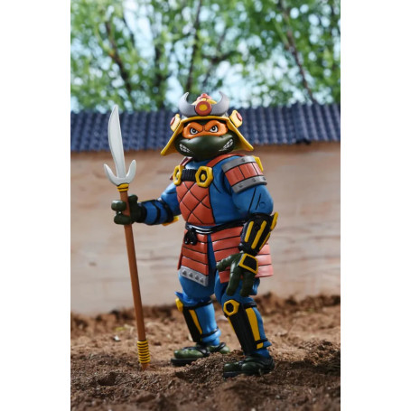 NECA - Avventura spaziale Donatello e avventura samurai Michelangelo - Cartone animato TMNT
