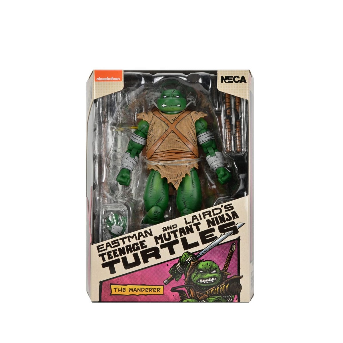 NECA - Mirage Comics Michelangelo il Vagabondo TMNT - Teenage Mutant Ninja Turtles