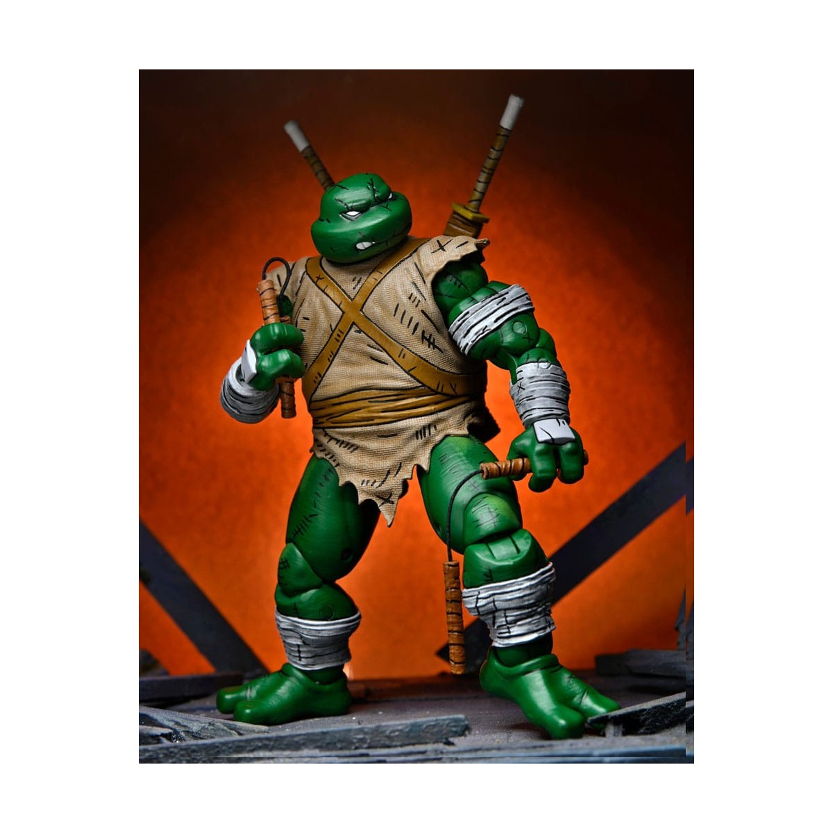 NECA - Mirage Comics Michelangelo il Vagabondo TMNT - Teenage Mutant Ninja Turtles