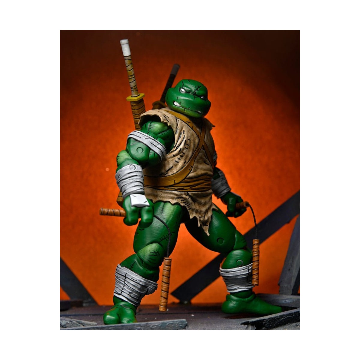NECA - Mirage Comics Michelangelo il Vagabondo TMNT - Teenage Mutant Ninja Turtles