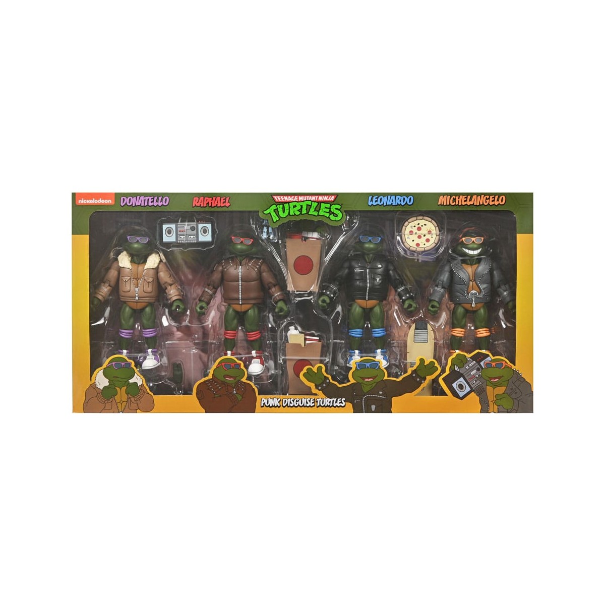 NECA - Tartarughe Punk 4 Pack - Cartone animato TMNT