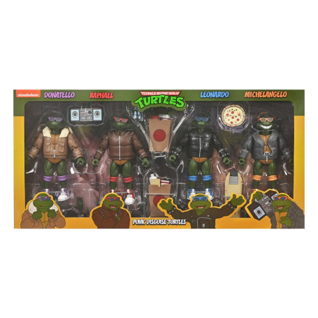 NECA - Tartarughe Punk 4 Pack - Cartone animato TMNT
