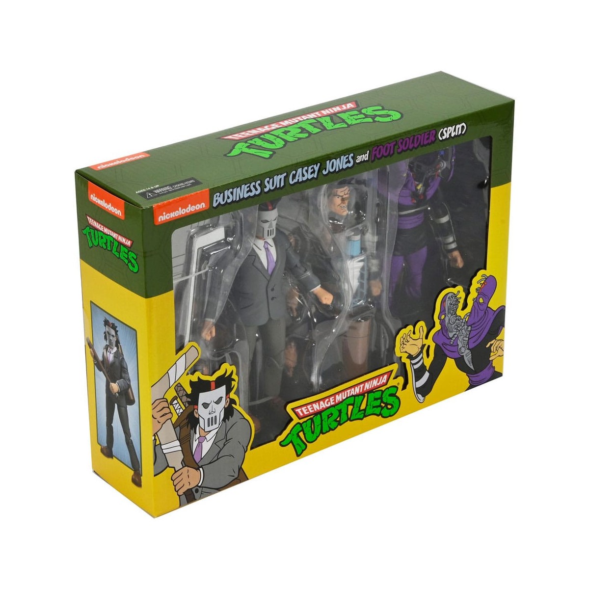 NECA - Tuta da lavoro Casey Jones e Soldato a Piedi Spaccati - Cartone animato TMNT