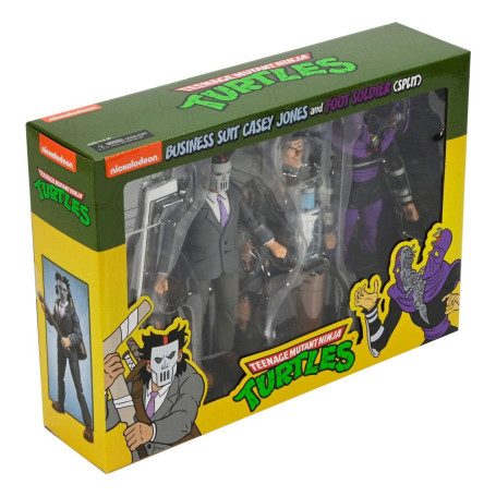NECA - Tuta da lavoro Casey Jones e Soldato a Piedi Spaccati - Cartone animato TMNT