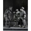 NECA - Confezione 4 figurine Turtles Black & White - Universal Monsters x TMNT